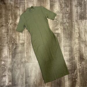 Marine Layer Olive Midi Dress